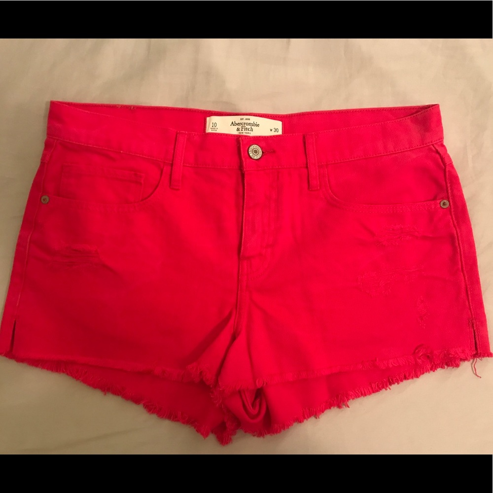 Raspberry Pink Abercrombie Shorts